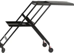 Arbeits- und Serviertisch Plico, rollbar