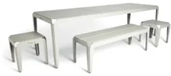 Bank Bended Bench 140