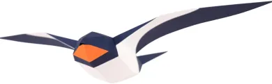 3D Papiermodell Vögel