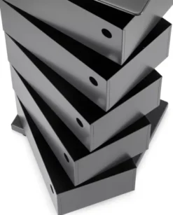 Drehladen-Container Stahlblech 5-fach anthrazit