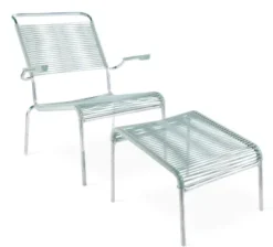 Fußhocker Säntis, feuerverzinkt