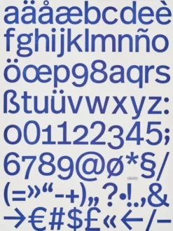 Geschenkpapier p98a Typo Real