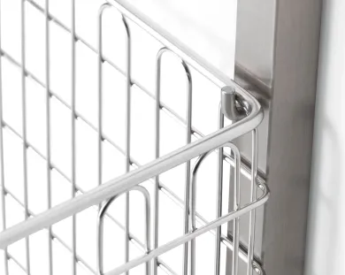 Gitterkorb zu Regalsystem Inox