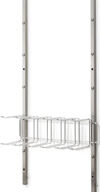 Hakenleiste zu Regalsystem Inox