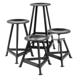 Hocker Chemnitz, höhenverstellbar, monochrom