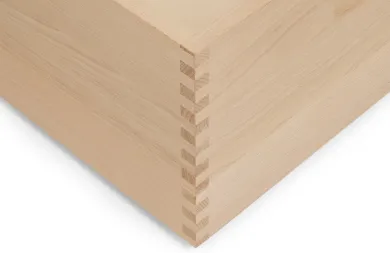 Holzkiste zu Schubladenregal Stellage zwei