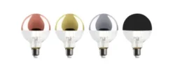 LED-Kopfspiegellampe Globe, Kupfer