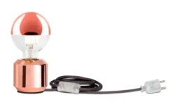 LED-Kopfspiegellampe Globe, Kupfer