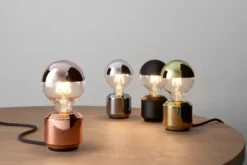 LED-Kopfspiegellampe Globe, Kupfer