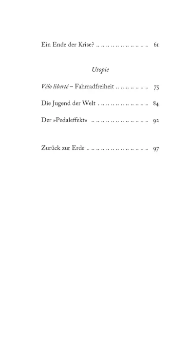 Lob des Fahrrads