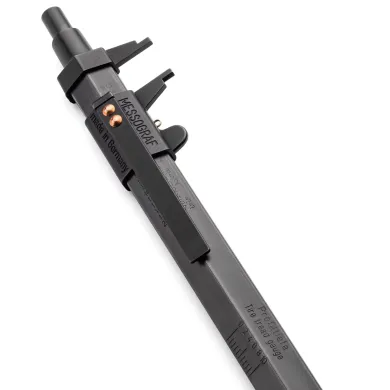 Messograf Druckbleistift schwarz verchromt