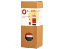 Stumpenkerze Weihnachtsmann