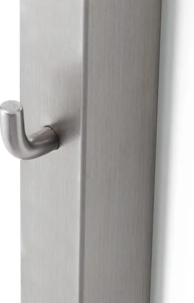 Wandhakenschiene zu Regalsystem Inox