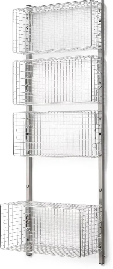 Wandhakenschiene zu Regalsystem Inox