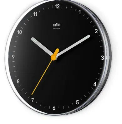 Wanduhr Braun, klein