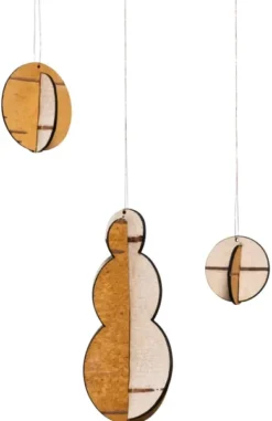 Weihnachtsschmuck Birkenrinde